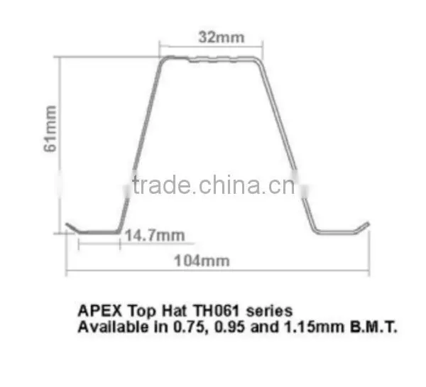 Top Hat / Roof Batten /Roofing Batten a5 photo-3