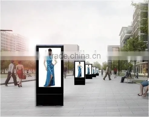 55inch 2500nits High Brightness With Waterproof&dustproof Outdoor Standing LCD Digital Signage photo-5