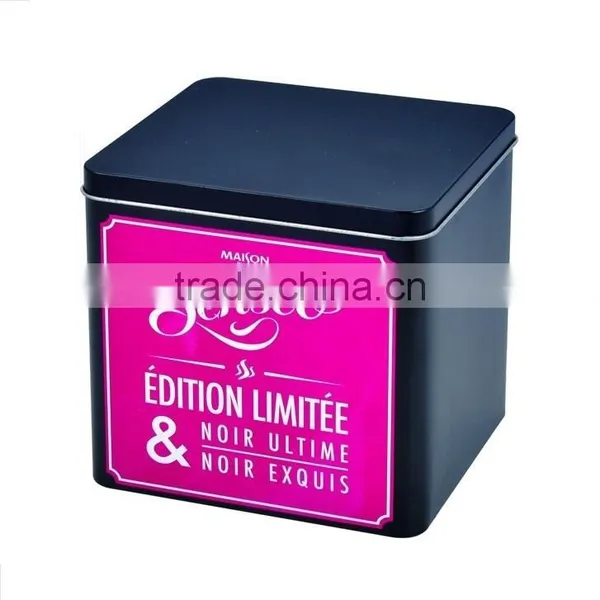 Rectangular Hinge Lid Tin Box photo-3