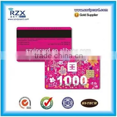 Top Quality CR80 PVC Contact IC Card With AT88SC153 Chip photo-2