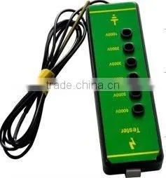 Electronic fence voltmeter