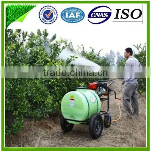 Shandong China 100L to 300L Agricultural Machine Trolley Gasoline Sprayer With Pressure Water Pipes photo-3