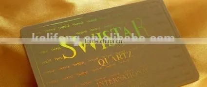 Hot Gold Foil Gold Plated Business Cards photo-3