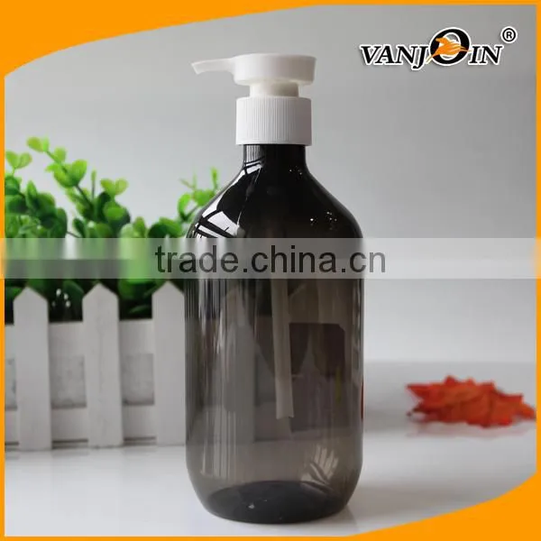 FDA Certified 16 Ounce Black Plastic Bottle With White Lotion / Shampoo Dispenser photo-4