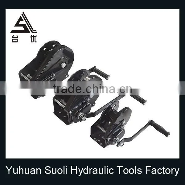 Manufacturing 1200lbs Galvanized Manual Jeep Winch With Strap photo-6