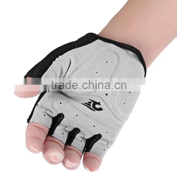 Unisex Shock-absorbing Foam Pad Skip-proof Half Finger Camping Hiking Cycling Climbing Gloves Outdoor Kits photo-5