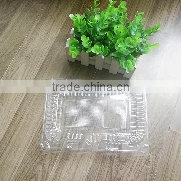 OPS Hinged Clamshell Plastic Cookie/cake/pastry/snack Container photo-3