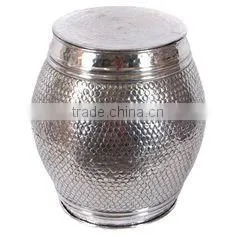 Copper Side Table Hammered by Indian Artisan photo-4