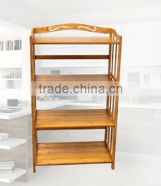 Design Kitchen Racks, Kitchen Rack for Microwave Woven, Bamboo Rack Set photo-3