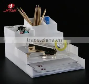 Factory Produce Acrylic Office Table Desktop Stationery Organzier Sets Hot Sale in USA photo-2