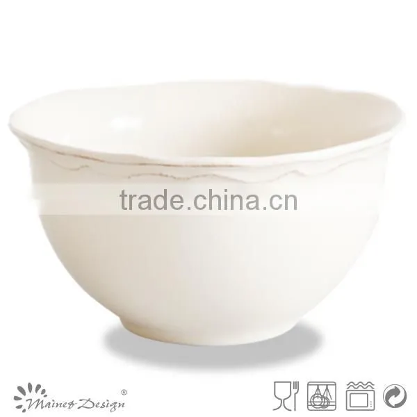 Ceramic White Cheap Hotel Used Rice Bowl photo-5