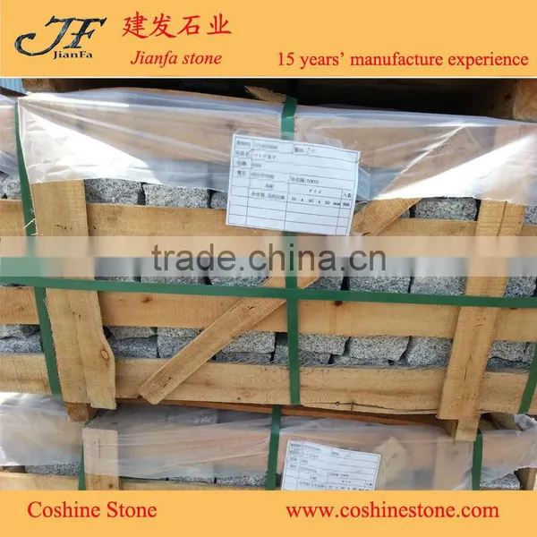 China Grey Granite Cube Stone Pavers for Landscaping Stone Exterior Stone photo-6