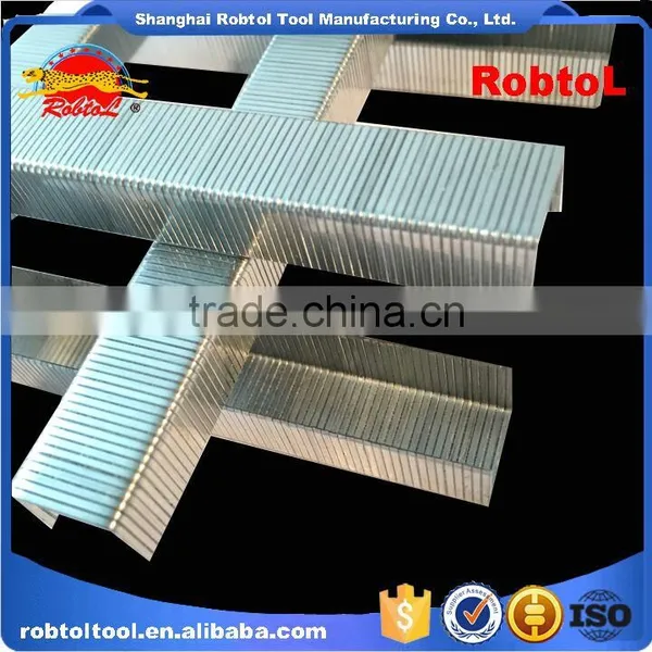 Pneumatic Nailer Staple Wood Furniture 6mm U Shape Staple Pins Gauge Silver Galvanized Code Nail Carton Seal Pin photo-6