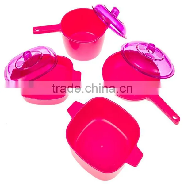 Wholesale Funny Plastic Mini Food Toy & Dishes Set Pots, Pans, Plates, Eggs, Dessert, Meat, Pantry, Cookware, Utensils, Tray photo-3