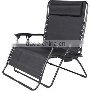 Steel Tube Wide Lounger Double Relax Zero Gravity Chair photo-4