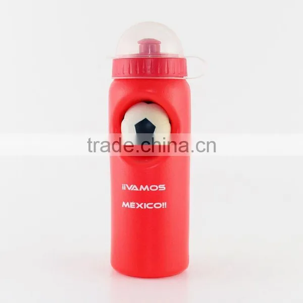 750ml BPA FREE Plastic Football Water Bottle Include Pu Ball photo-4