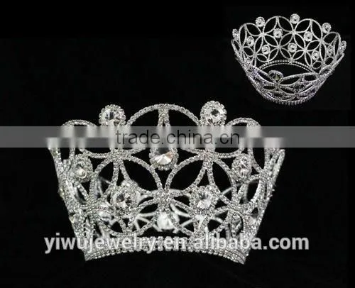 Fashion Wedding Crowns Crystal Pageant Full Crown Hair Jewelry photo-2