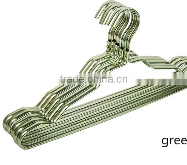 YiWu Metal Clothes Bulk Alloy Metal Hangers Copper Wire Coat Hangers photo-6