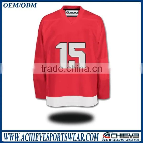 Sublimation Print Ice Hockey Jersey Wholesales Reversible Ice Hockey Unifrom Ice Hockey Jersey Sewing Pattern photo-2