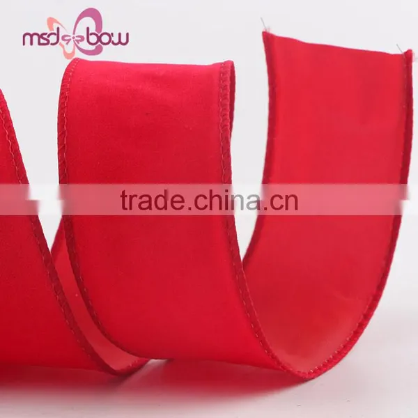 Decorative 32mm Red Jute Burlap Celebrate it Ribbon for Wedding Car photo-3