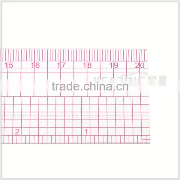Kearing Brand Sandwich Line Printing 20cm&8" 1.2mm Thick Sewing Garment Painting Grading Ruler #B-56 photo-3