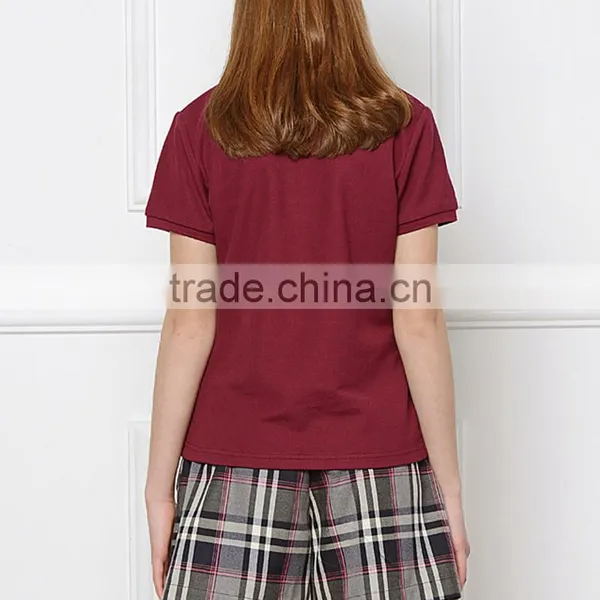 College Student Summer Girls British Academy Short Sleeve T-Shirt photo-5