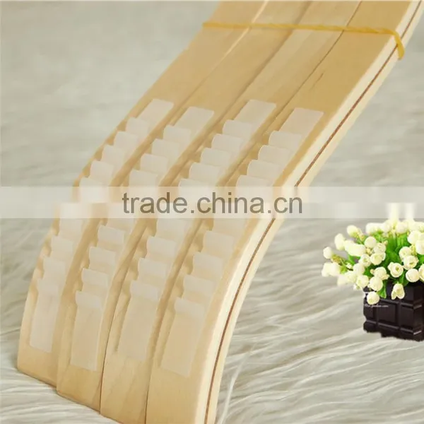 Brand New Natural Wood Tie Belt Scarf Hanger Strong Wood Pants Hanger Custom Wooden Shirt Hanger photo-2