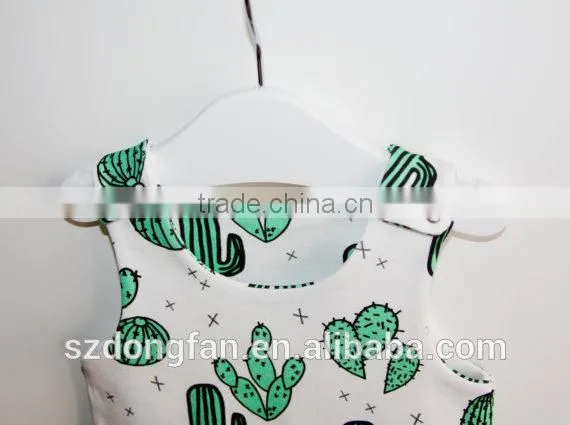 Spring New Arrive Baby Boys Cactus Printed Soft Cotton Romper photo-2