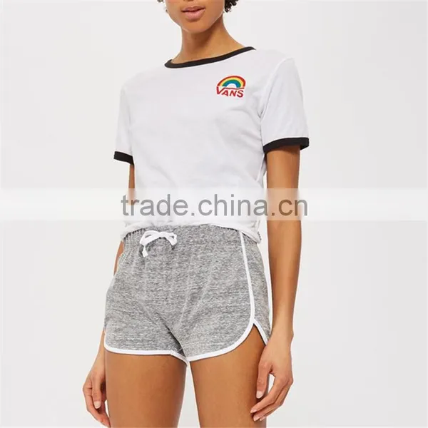 Wholesale Women Comfortable Casual Sleep Shorts With Tie Waist photo-5