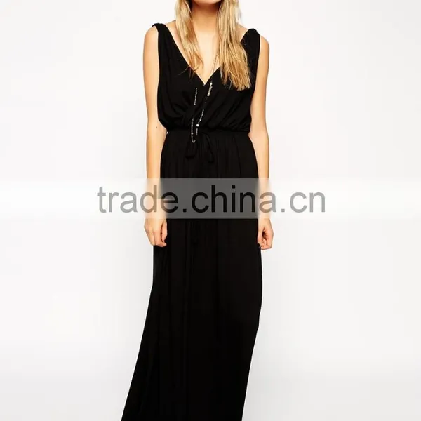 2014 Wholesale Grecian Maxi Dress photo-4