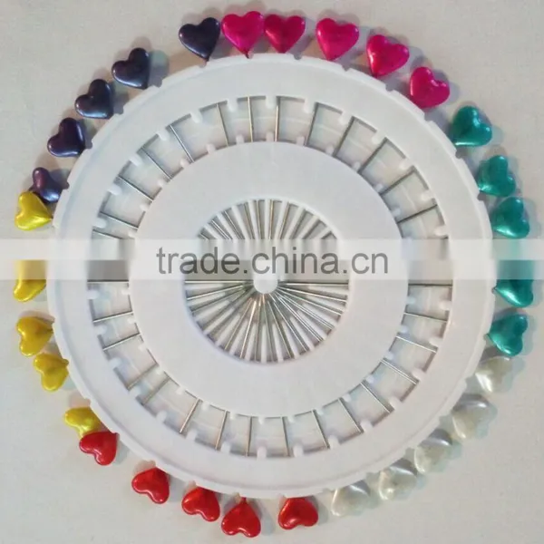 Dressmaking Sewing Straight Pins Round Head Color Pearl Corsage