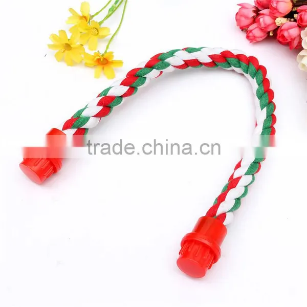 Beautiful Design Parrot Bird Toys Decorative Pet Bird Parrot Standing Rope Cockatiel Parakeet Conure Cage Swing Perch Toy photo-4