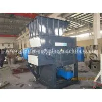 Hydraulic Feed Plastic Bottle, Thick Wall Pipe Recycling Line Single Shaft Shredder