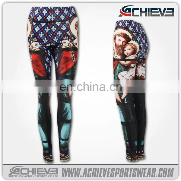 Custom Wholesale Printed Leggings/brown Toddler Legging Pants photo-5