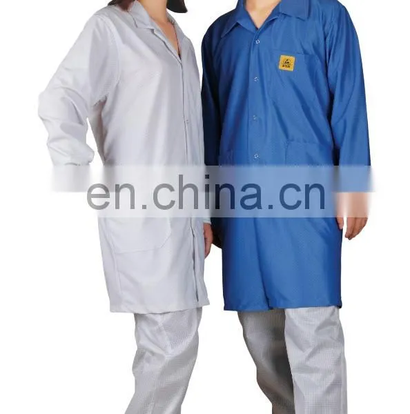 Hot Sell Esd Blue Antistatic Work Smock photo-5