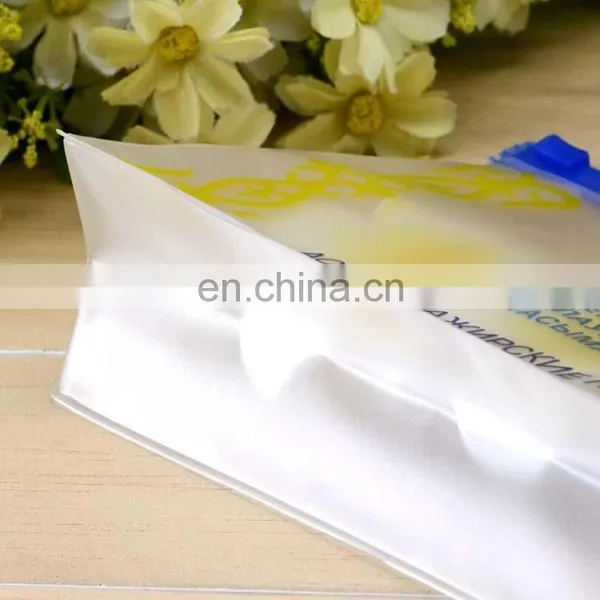 Customized Flat Bootom Reusable Frosting Pen Packaging Pvc Zipper Bag/ Plastic Poly Bag With Zipper photo-4