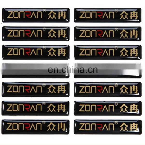 Factory Specializing for Crystal Epoxy Plastic Sticker/self-adhesive PVC Crystal Disu Trademark photo-5