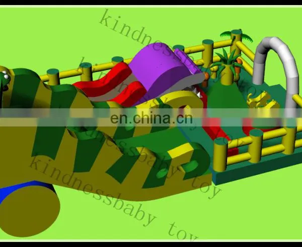 Inflatable Slide Moonwalk Inflatable Slide and Bouncer Combo Giant Inflatable Funcity photo-4