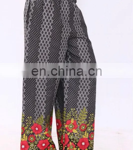 Printed Cotton Ladies Palazzo Pants