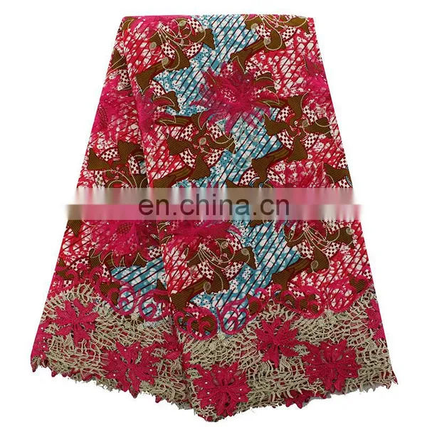 2016 Most Pupular Wax With Guipure Fabric for Women