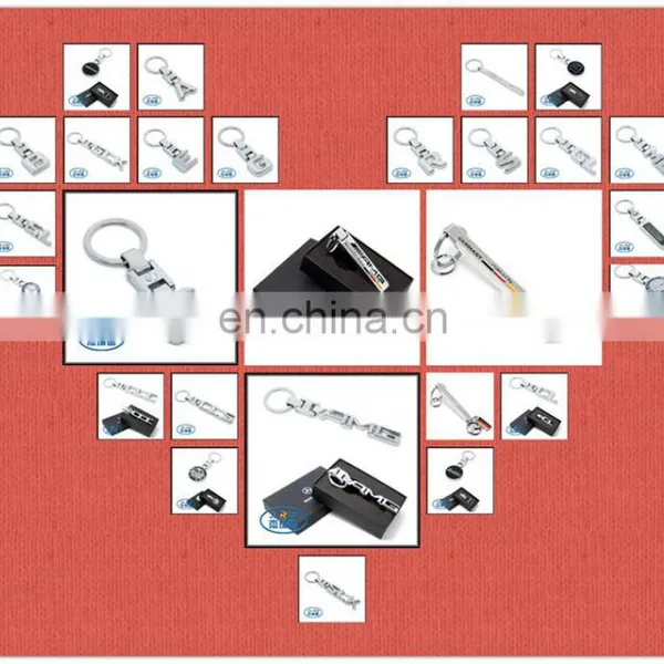Accept Small Quantity Metal Crafts Zinc Alloy Car Logo Keychain for Guys photo-3