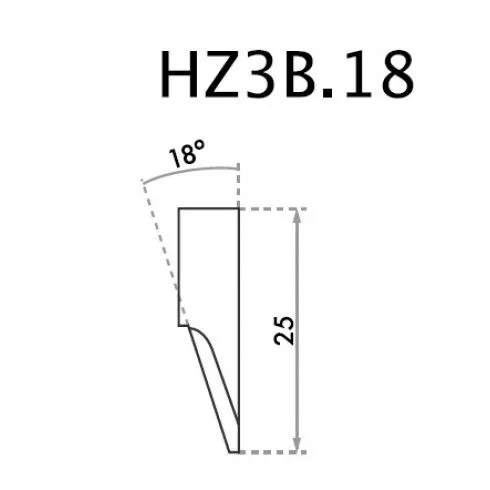 Comelz Cutters, Comelz Knives and Comelz Blades HZ3B.18 photo-2