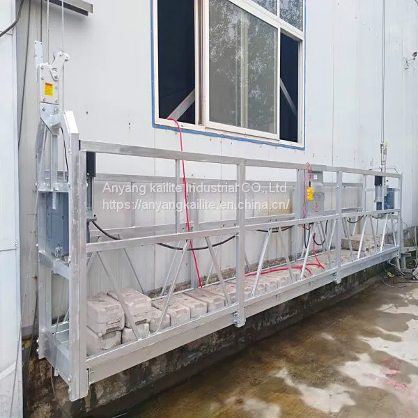 China Hot Sale ZLP630 Wire Rope Suspended Platform