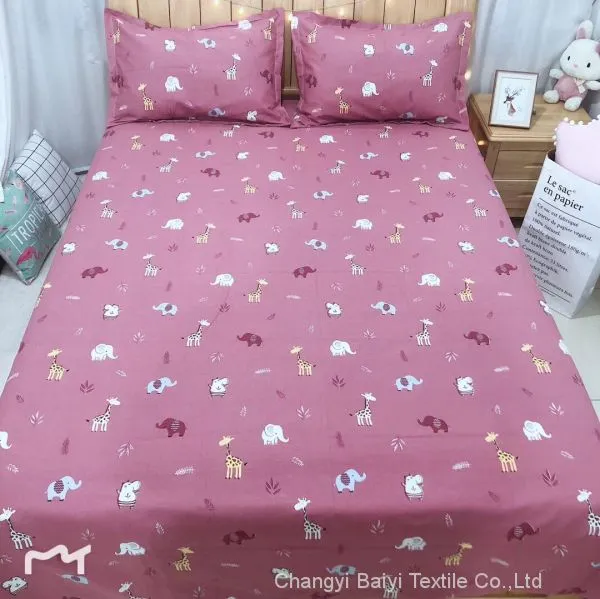 Polyester Woven Microfiber Brushed Fabric for Bed Sheets Set Fabric Polyester Brushed Printed Bedsheet Fabric Home Textile photo-5