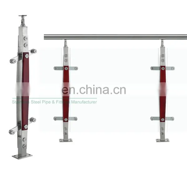Hot Sale Post Sus 304 316 Balcony Glass Balustrade Stainless Steel Railing Supplier In China photo-4