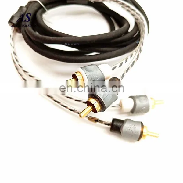 OFC 17ft Rca Cables Car Audio Rca Cables Length 4 Channel photo-7