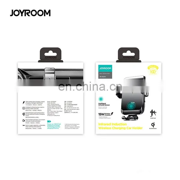 Joyroom Wireless Charger Automatic Sensor Mobile Phone Holder for Car Air Vent 15W Quick Charging photo-2