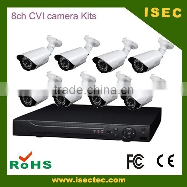 HD H.264 720P 8ch CVI Camera Kits With Bullet Cameras and 4channel P2P Camera Cctv Kit photo-2