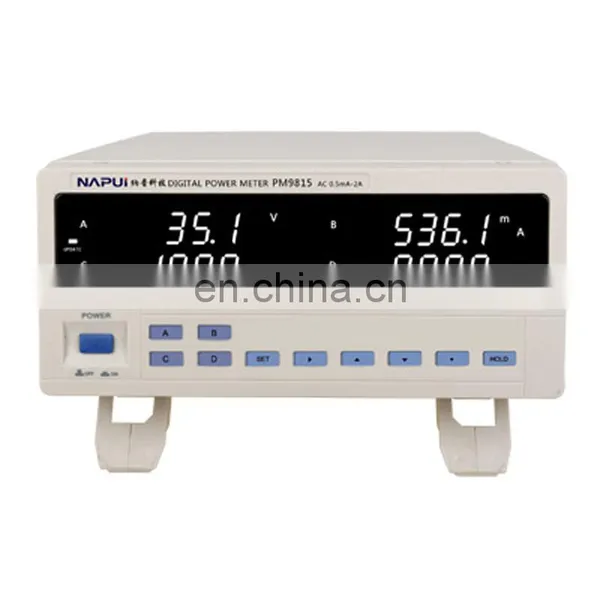 Low Power Ampere Volt Power Factor Multi Function Digital Power Meter NAPUI PM9815 photo-2