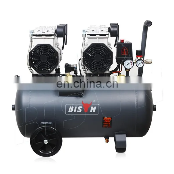 Bison China Quiet 115Psi 50Liter 2200W 4Hp Oilless Air Compressor Silent photo-2